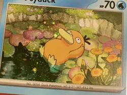 Pokemon TCG Psyduck MEP 007 Mega Evolution Pokemon Blister Promo - SWIRL - Image 2