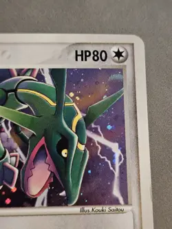 Rayquaza 009/009 PokePark Blue Holo Promo - 2005 Japanese Pokemon TCG (LP-MP) - Image 4