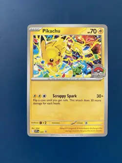 Pokemon Scarlet Violet Black Star Promo World Championship 2025 Pikachu Pokemon - Image 1