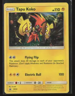 Tapu Koko #SM30 SM Promos Holo Pokemon TCG NM/M - Image 1