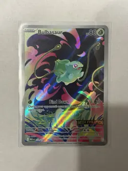 Bulbasaur 133/132 Full Art - Pokemon Mega Evolutions - STAMPED PROMO - Image 1