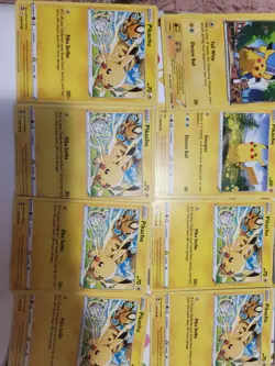Lot Of 12 NON HOLO Pikachu Pokemon TCG Cards - Image 4