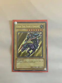 YuGiOh • Gaia The Fierce Knight • LOB-006 • Holo - Image 1