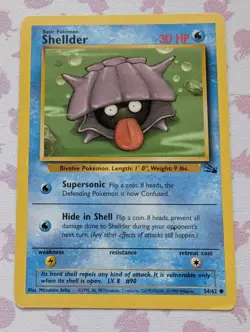 SHELLDER - 54/62 - Fossil - Pokemon Card - Image 1