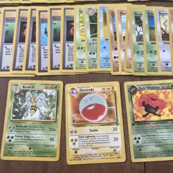 Pokemon Bulk Wotc 100 Card Vintage Lot 1st Edition Rare Shadowless - Image 3
