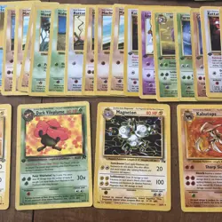 Pokemon Bulk Wotc 100 Card Vintage Lot 1st Edition Rare Shadowless - Image 4