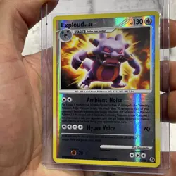 Pokemon TCG Exploud 17/106 Reverse Holo Great Encounters LP Rare Card Pokemon - Image 2