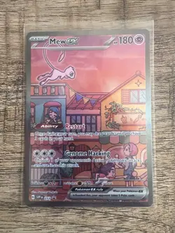 Pokemon TCG Mew EX 053 Scarlet & Violet Promo Holo Card LP 🔥🔥🔥 - Image 1
