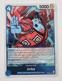 Jinbe PRB02-007 R ONE PIECE Card The Best 2 ONE PIECE CCG ENGLISH - Image 1