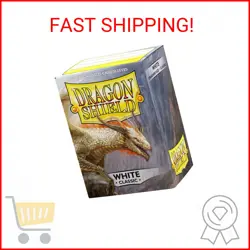 Dragon Shield Standard Size Card Sleeves - Classic White 100 CT - MTG Card Sleev - Image 1