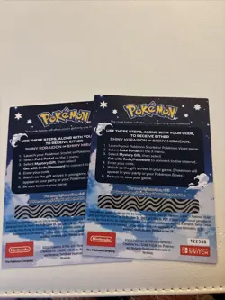 X2 UNSCRATCHED Shiny Koraidon Or Shiny Miraidon Scarlet Violet Pokemon Card - Image 1