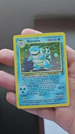 2000 Pokemon Base Set 2 Blastoise #2/130 Holo Rare | Ungraded Authentic Card - Image 2