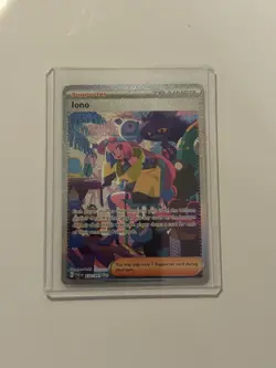 Iono Pokemon TCG Sir Paldean Fates Holo Card 237/091 NM Condition Pokemon - Image 1