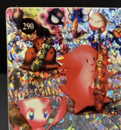 Pikachu Mew & Friends #290 - Vintage Pokemon Vending Machine Card - Holo Prism - Image 4