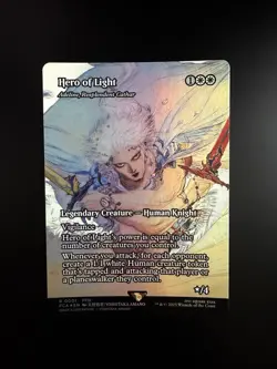 MTG Final Fantasy English Hero of Light Showcase 0001 Foil - Image 1