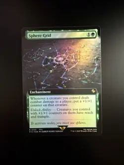 MTG Final Fantasy English Sphere Grid Extended Art 0123 Foil - Image 1