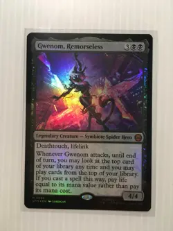 MTG Gwenom, Remorseless Foil #056 Marvel's Spider-Man Eternal - Image 1