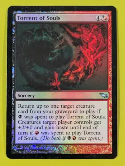FOIL Torrent of Souls x1 Shadowmoor 1x Magic the Gathering MTG - Image 1