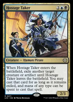 Hostage Taker Light Play, English Magic the Gathering MTG Commander: The Lost Ca - Image 1