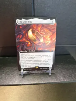 The One Ring (Extended Art) Universes Beyond: the Lord of the Rings MTG 0380 - Image 1