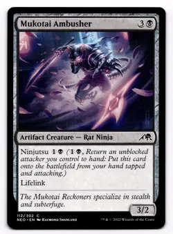 Mukotai Ambusher - NM MTG NEO - Kamigawa: Neon Dynasty 112/302 - Image 1