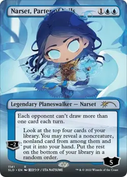 MTG English Narset, Parter of Veils (Borderless) NM Foil Secret Lair - Image 1