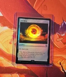 MTG Universes Beyond: Doctor Who Sol Ring Foil 0245 NM - Image 1