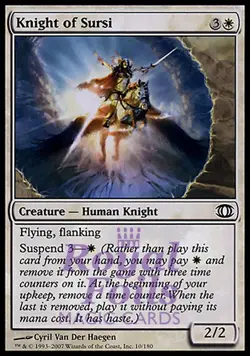 Knight of Sursi 4x FOIL FUT MTG Future Sight Common NM+ white - Image 1