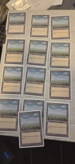 MTG Revised Italian ITA FWB Foreign White Border Basic Land Plains C Clear Field - Image 1
