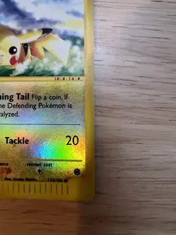 Pokemon Pikachu 124/165 Expedition Base Set Reverse Holo HP - See description - Image 5