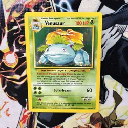 Venusaur 15/102 Holo Rare Base Set 1999 Pokemon Card WOTC NM - Image 1