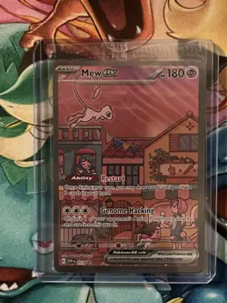 Mew ex SVP 053 Pokemon TCG Scarlet Violet 151 Black Star Promo Full Art SEALED - Image 1