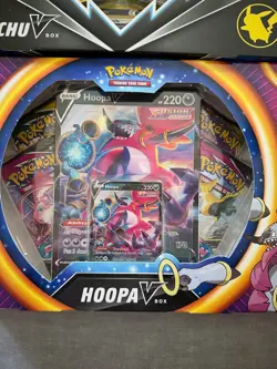Pokemon - 2x Pikachu V Box & 2x Hoopa V Box - NEW AND SEALED - Image 5