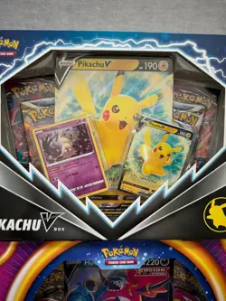 Pokemon - 2x Pikachu V Box & 2x Hoopa V Box - NEW AND SEALED - Image 6