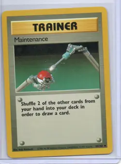 Pokemon Base Set Maintenance #083/102 Uncommon Vintage Unlimited - Image 1