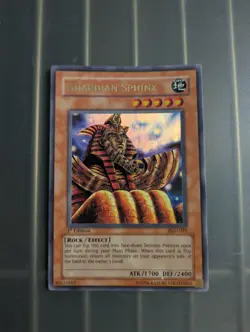 Yugioh Guardian Sphinx PGD-025 1st Edition Ultra Rare LP - Image 1