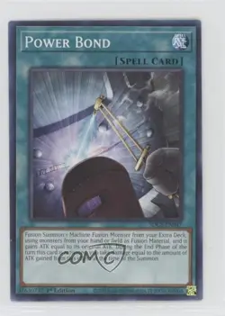 Power Bond 1st Ed. YuGiOh Cyber Dragon Revolution Structure Deck #SDCR-EN022 - Image 1