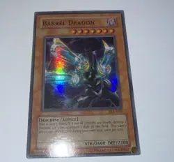 Yugioh Barrel Dragon DL1-E002 Super Rare Duelist League Promo (NM) - Image 1