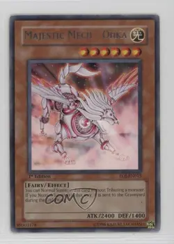 R - Majestic Mech - Ohka 1st Ed. YuGiOh Enemy of Justice #EOJ-EN015 2006 - Image 1