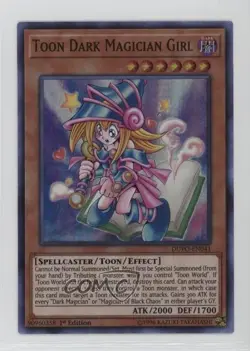 Toon Dark Magician Girl 1st Ed. YuGiOh Duel Power #DUPO-EN041 - Image 1