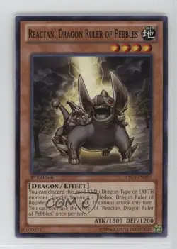 Reactan Dragon Ruler of Pebbles 1st Ed. YuGiOh Lord the Tachyon Galaxy - Image 1