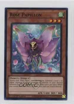 Rose Papillon 1st Ed. YuGiOh Age of Overlord #AGOV-EN093 - Image 1