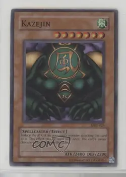 Kazejin (SR) Unlimited YuGiOh Metal Raiders #MRD-026 2002 - Image 1