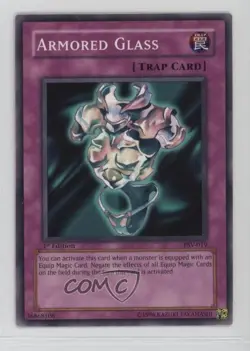 Armored Glass 1st Ed. YuGiOh Pharaoh's Servant #PSV-019 2002 - Image 1