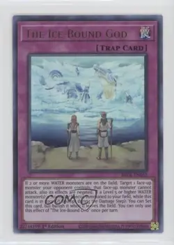 UR - The Ice Bound God 1st Ed. YuGiOh Brothers of Legend #BROL-EN052 - Image 1