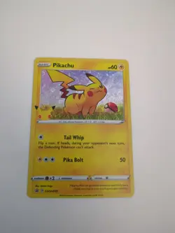 Pokemon Pikachu General Mills 25th Anniversary Holo Foil Promo Card MINT SWSH039 - Image 1