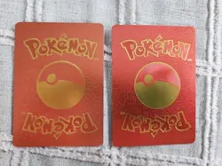 Mewtwo GX Psystrike & V Super Psy Foil Fan Art Vinyl Textured Collector Card Red - Image 2
