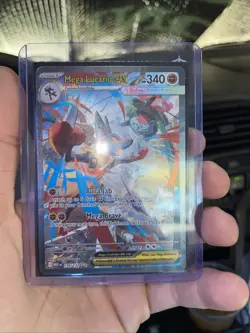 Mega Lucario Ex 179/132 Gold Secret Rare Secret Rare Pokemon Card NM Near Mint - Image 2
