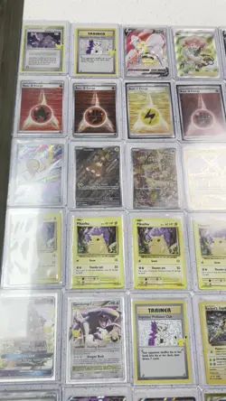 Huge Pokemon Collection Lot 96 Cards - Pikachus, Mew, etc including Top-Loaders! - Image 2