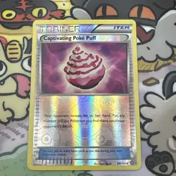 Captivating Poke Puff 99/114 Reverse Holo XY Steam Siege Pokemon TCG Card - Image 1